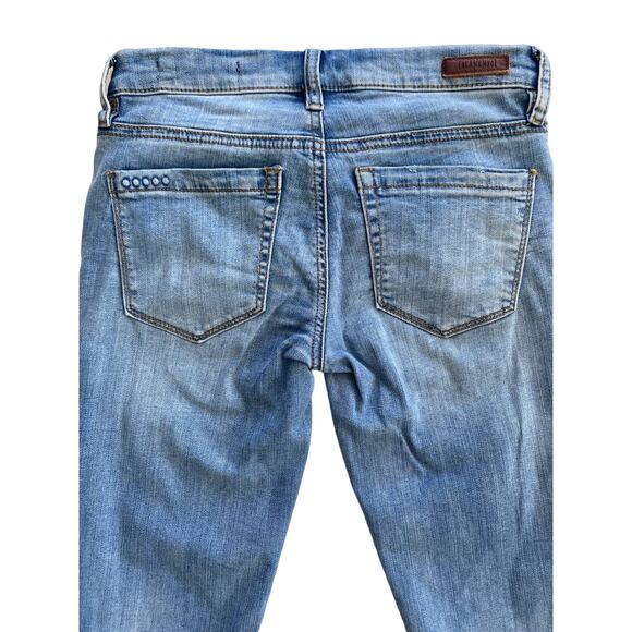 BLANKNYC FANCY THAT RUFFLE HEM SKINNY JEANS SIZE 24 - Picture 10 of 11